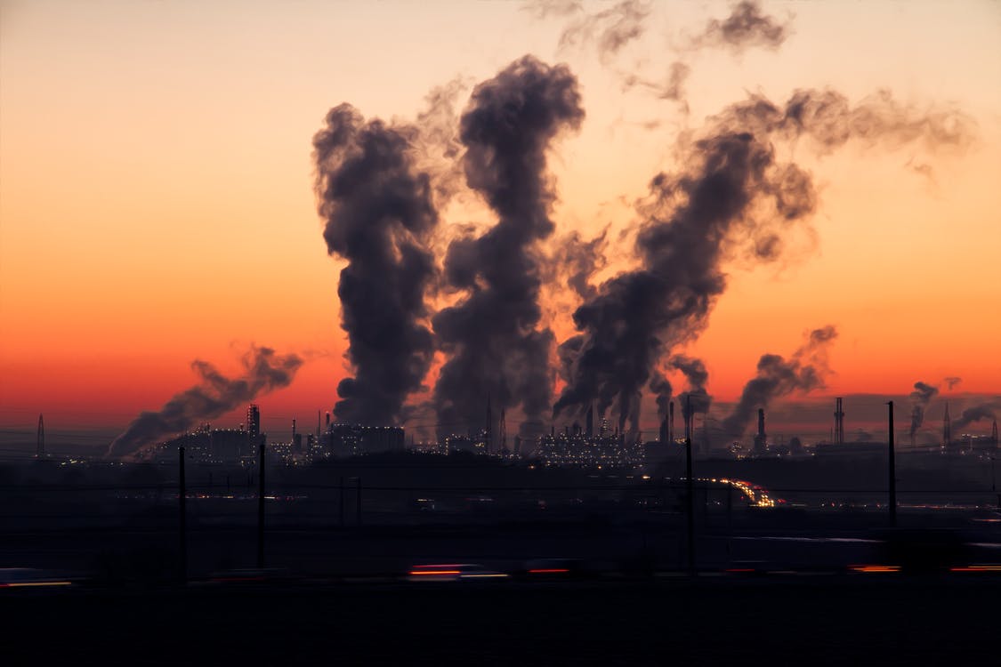 Humo De Chimenea De Fábrica